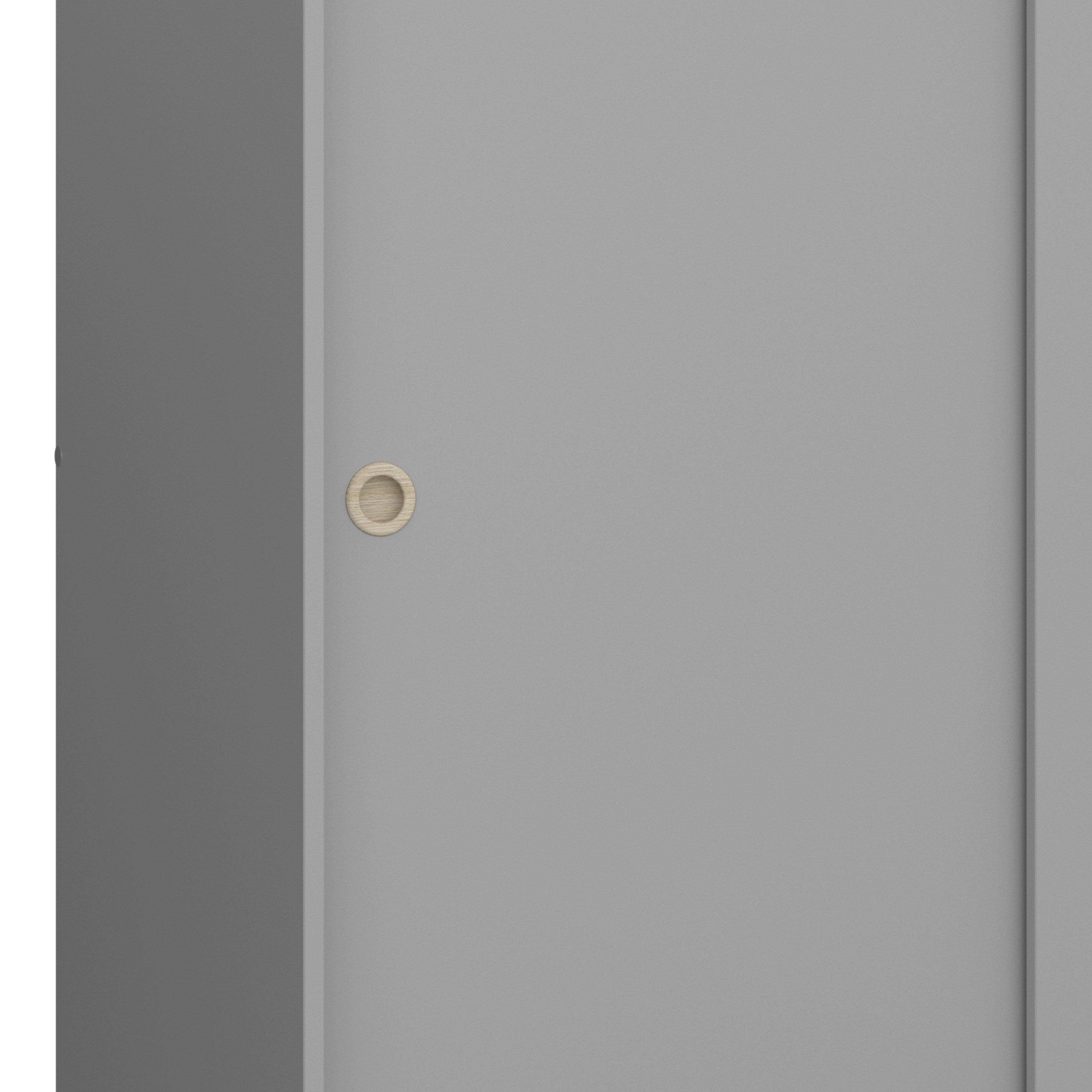 Softline Sliding 2 Dr Wardrobe Grey