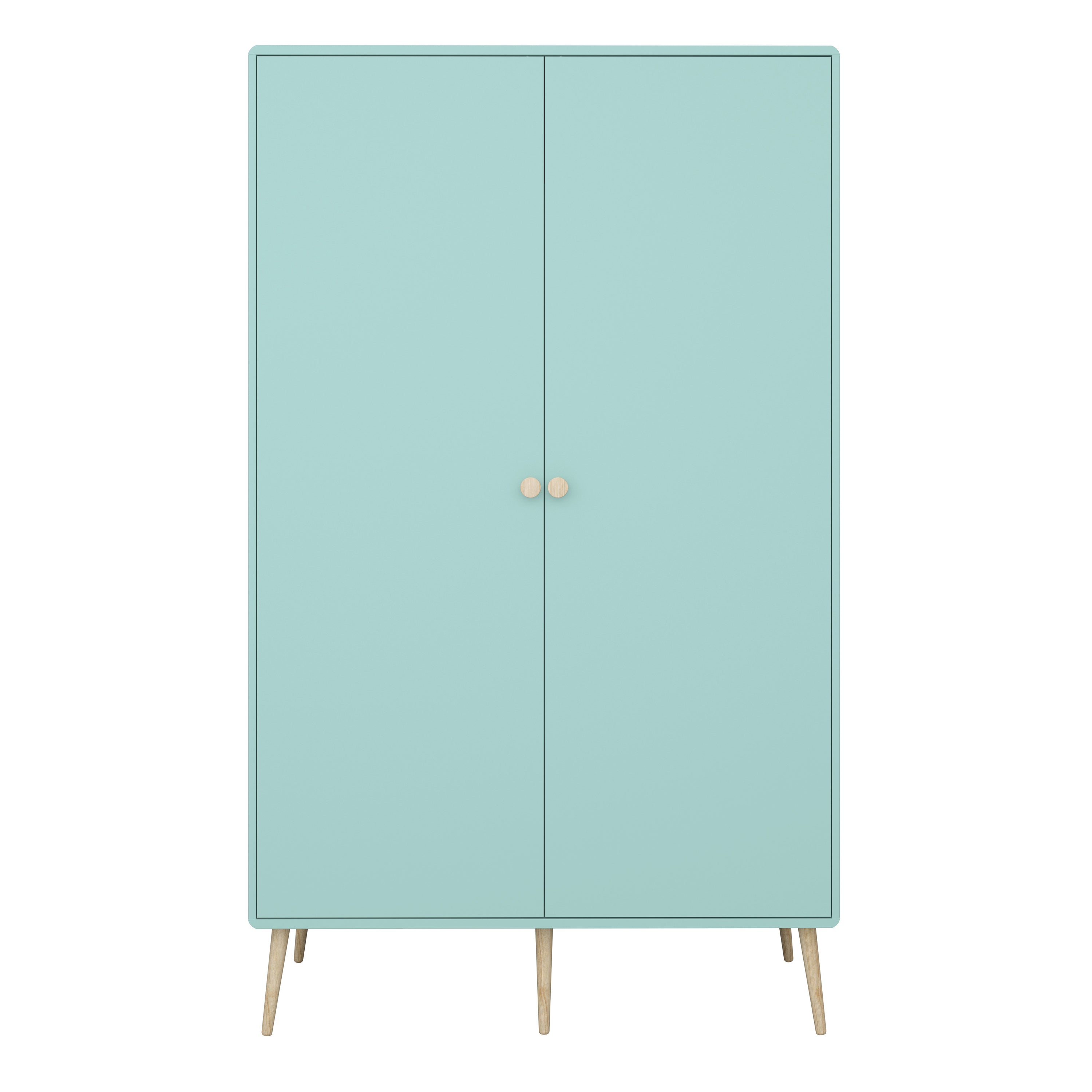 Gaia Wardrobe 2 Doors in Cool Mint