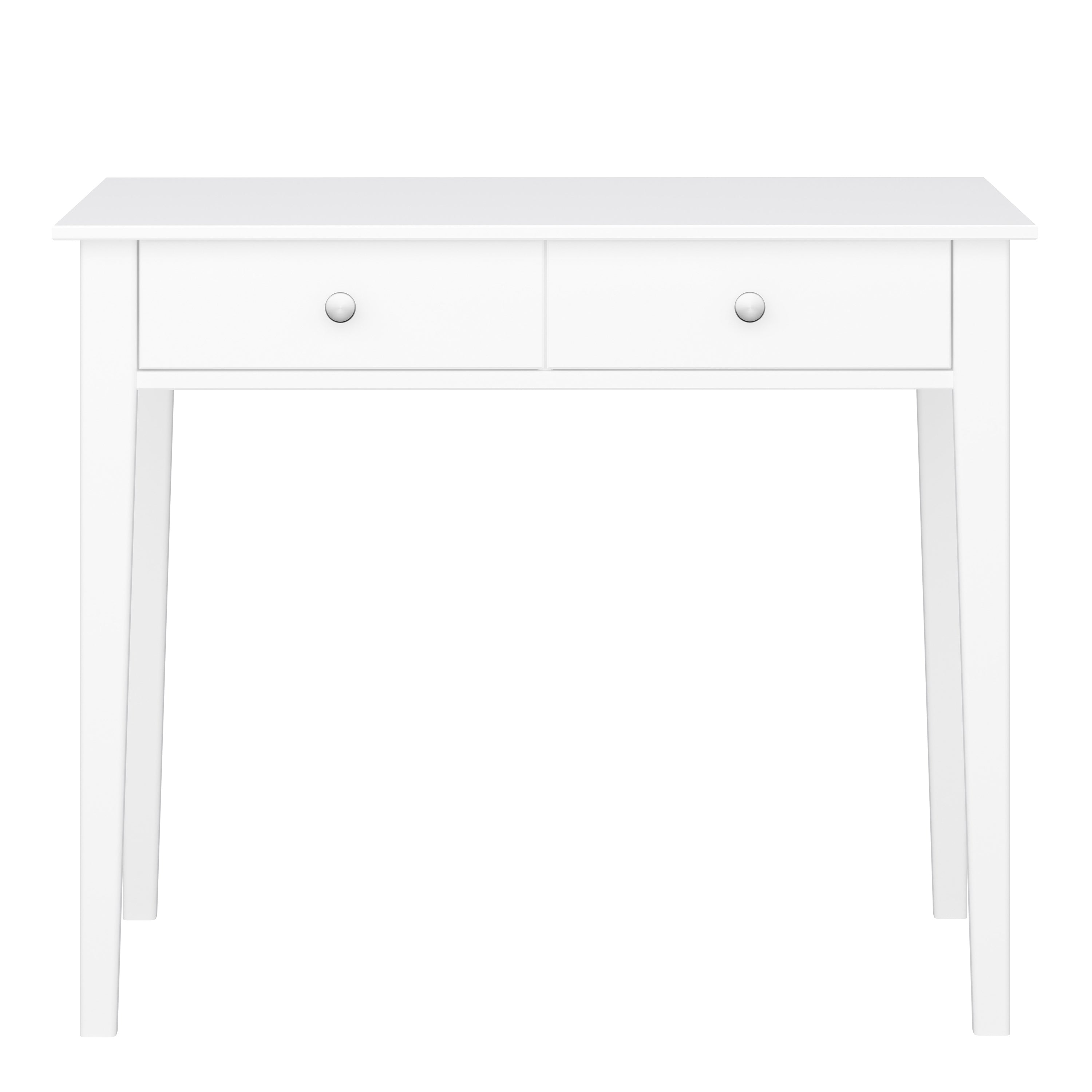Tromso desk 2 drawers Off White