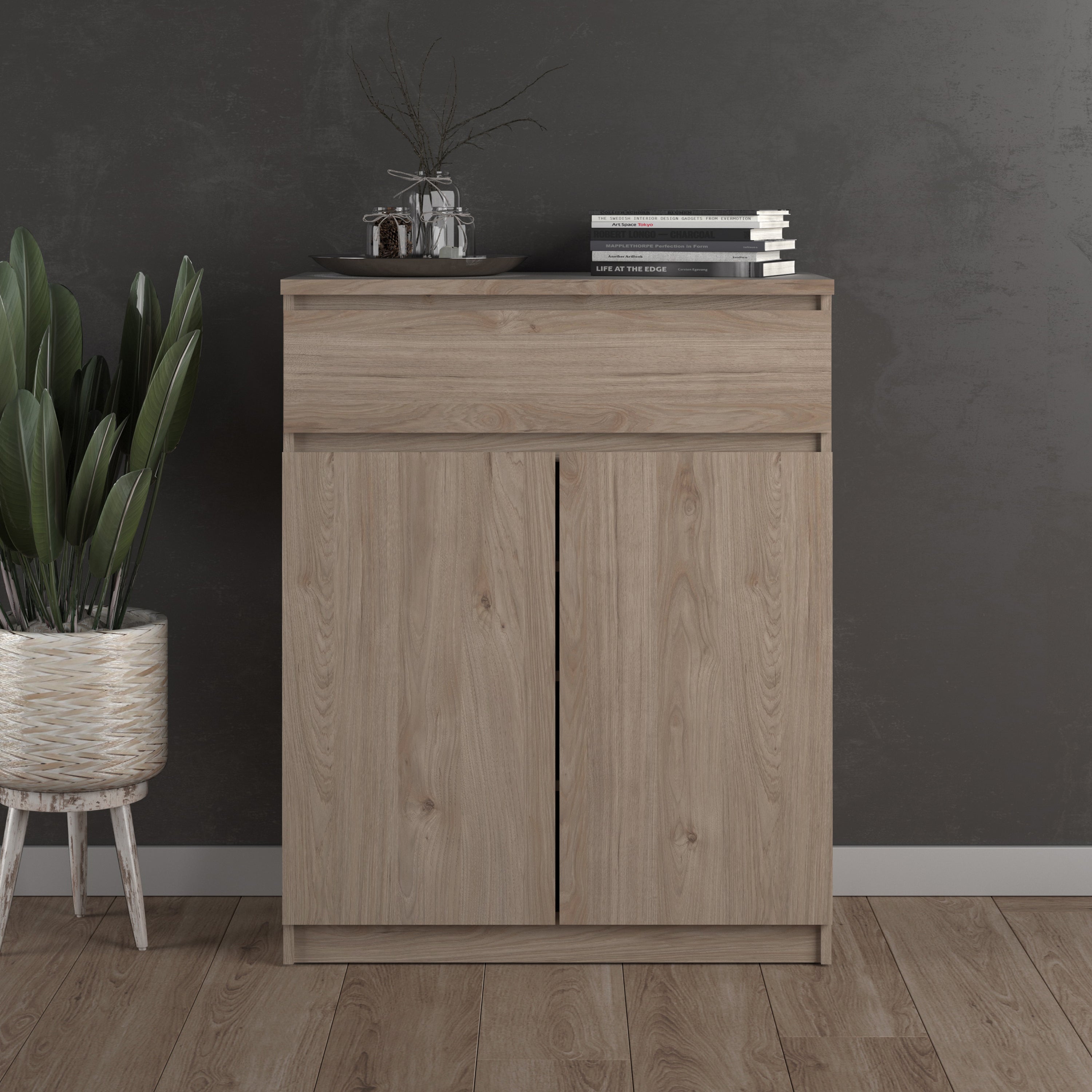 Naia Sideboard 1 Drawer 2 Doors in Jackson Hickory Oak