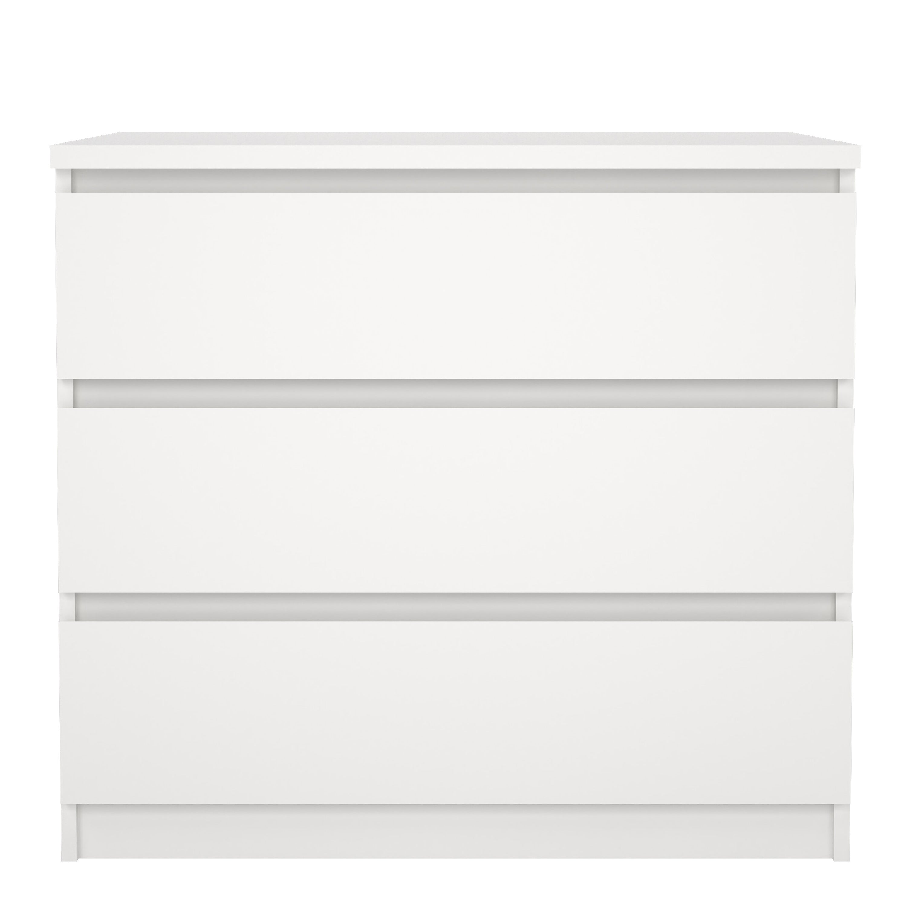 Naia Chest of 3 Drawers in White