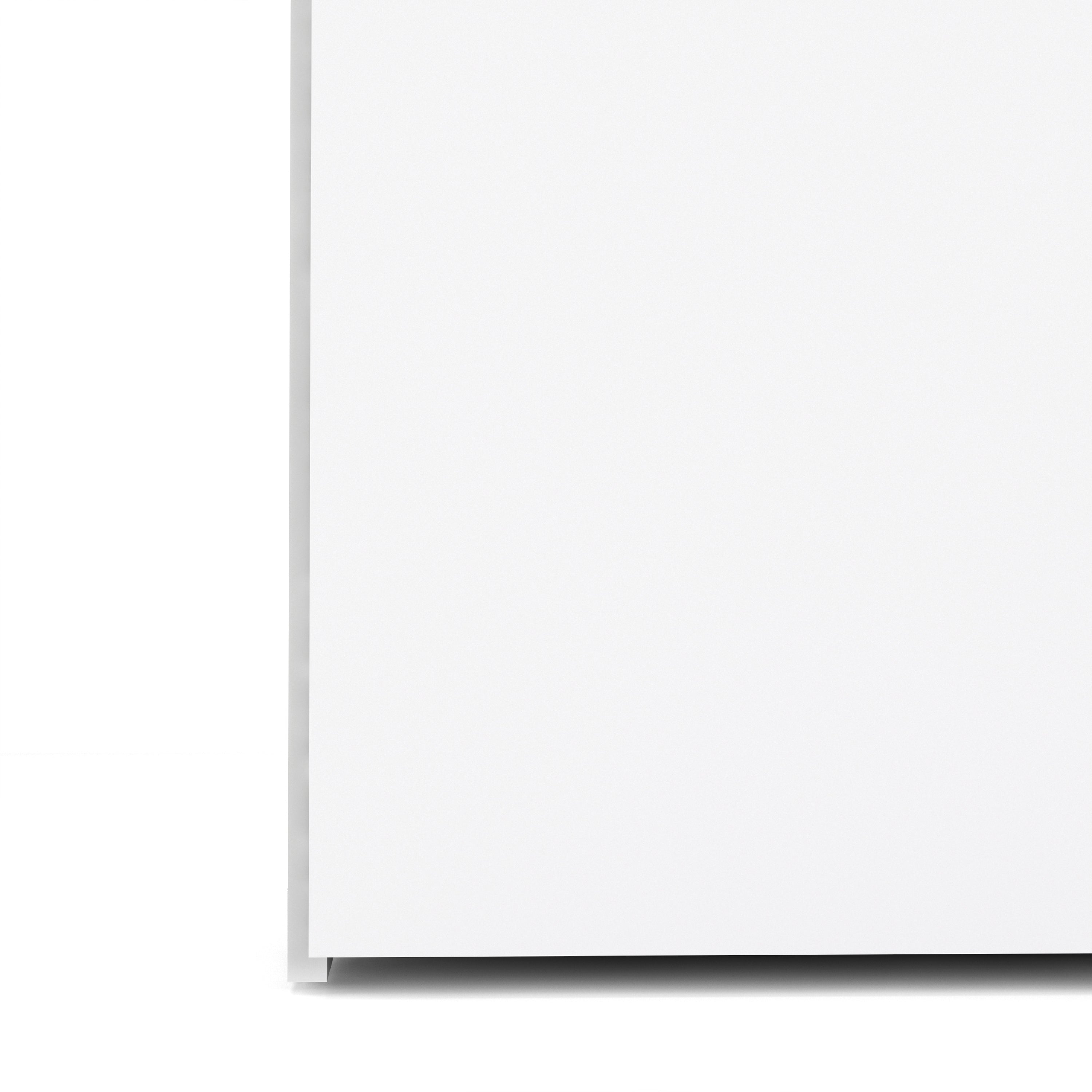 Space Wardrobe - 3 Doors 3 Drawers in White 2000