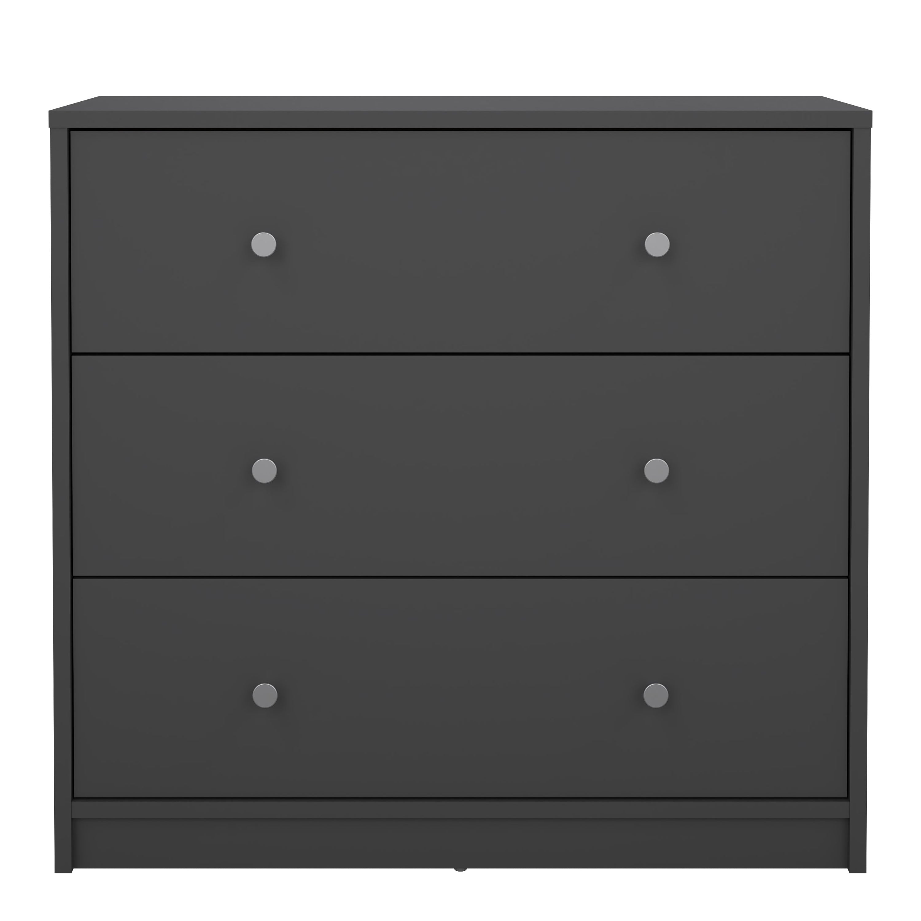 May Chest of 3 Drawers in Grey
