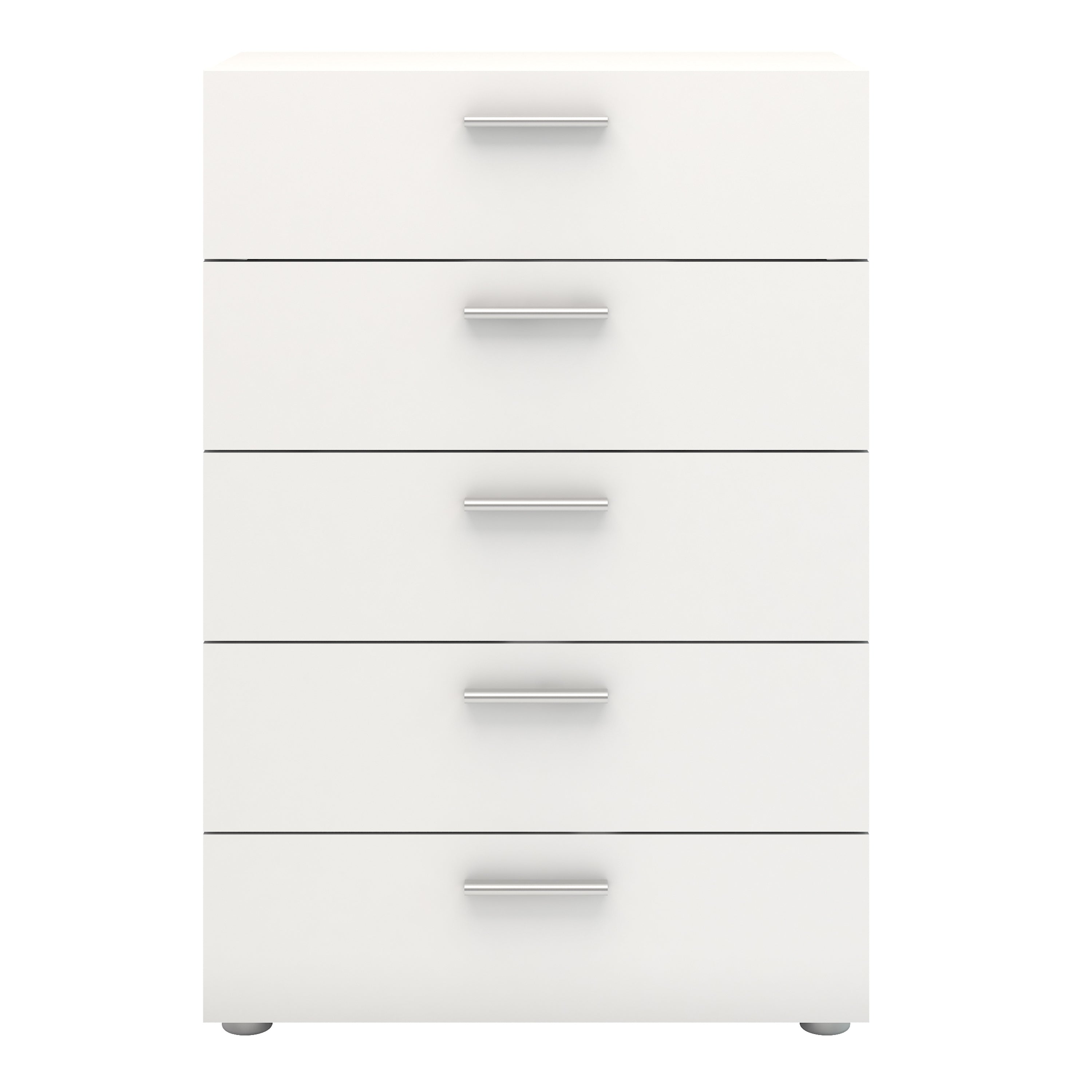 Pepe Chest of 5 Drawers in White