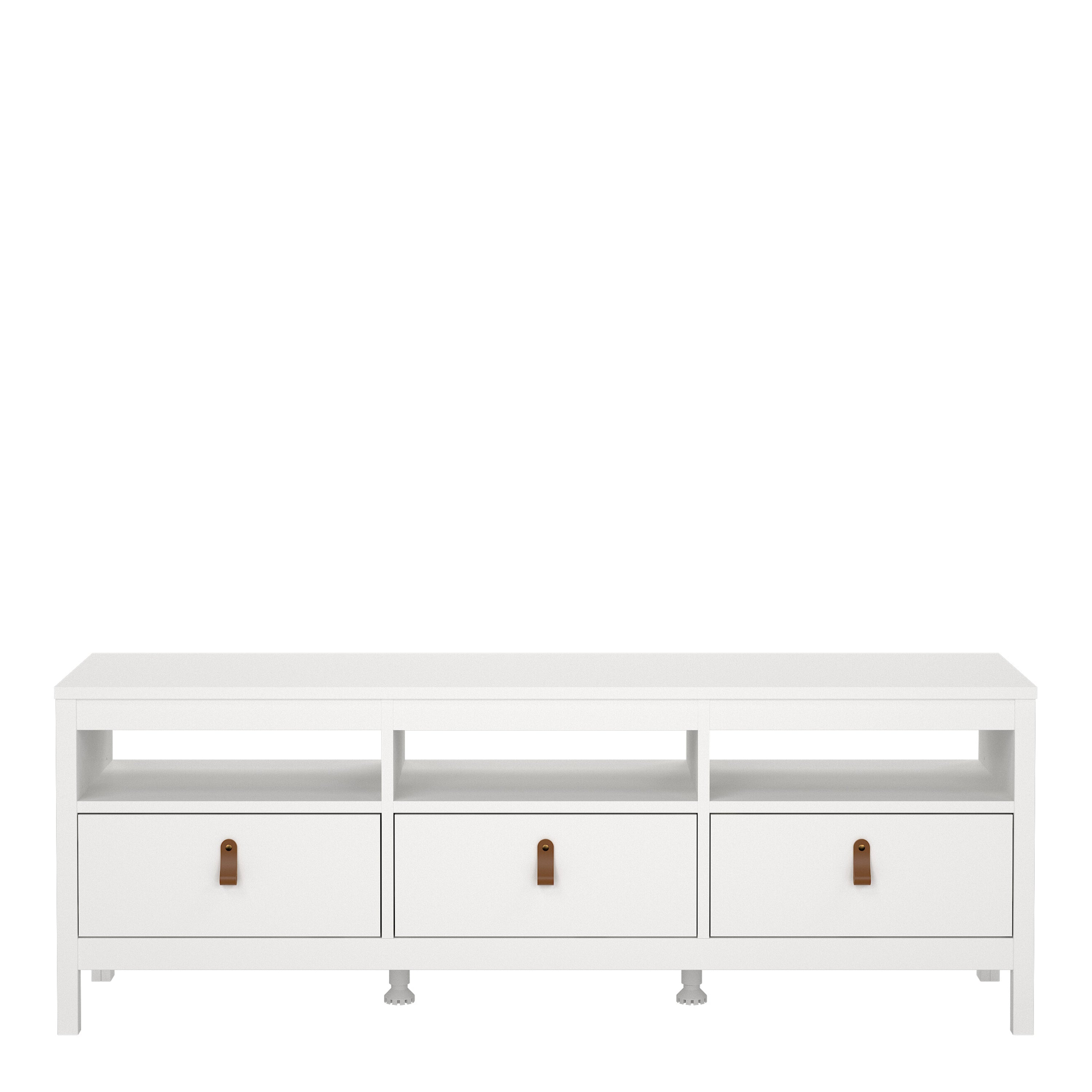 Barcelona Tv-unit 3 drawers in White