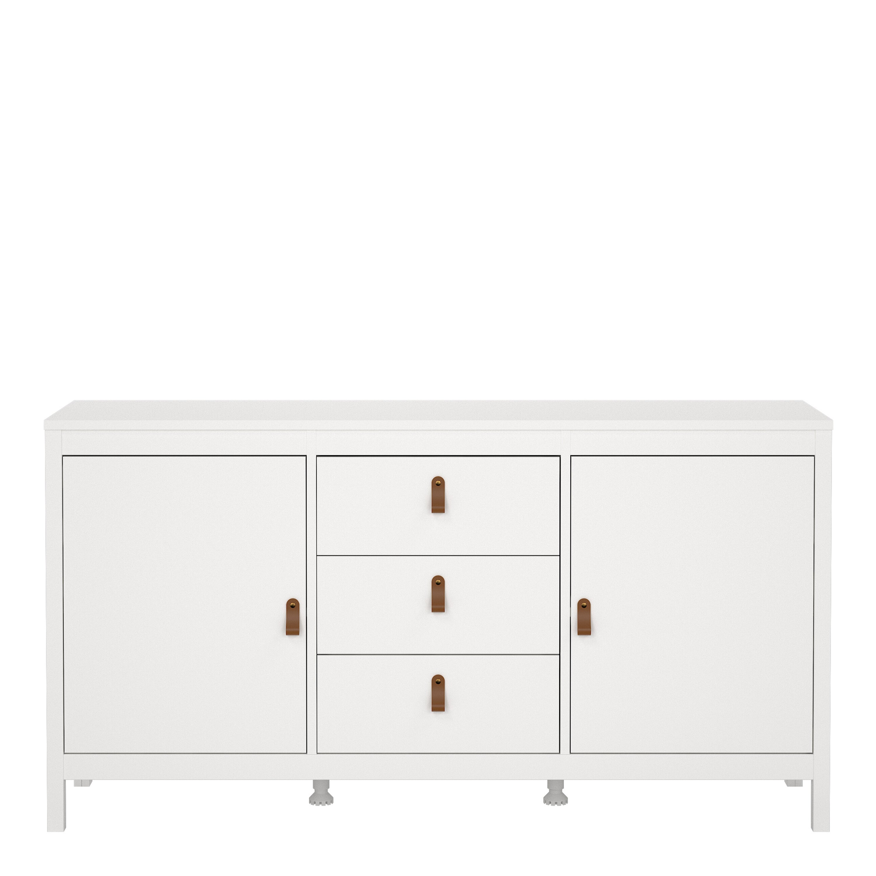 Barcelona Sideboard 2 doors + 3 drawers in White