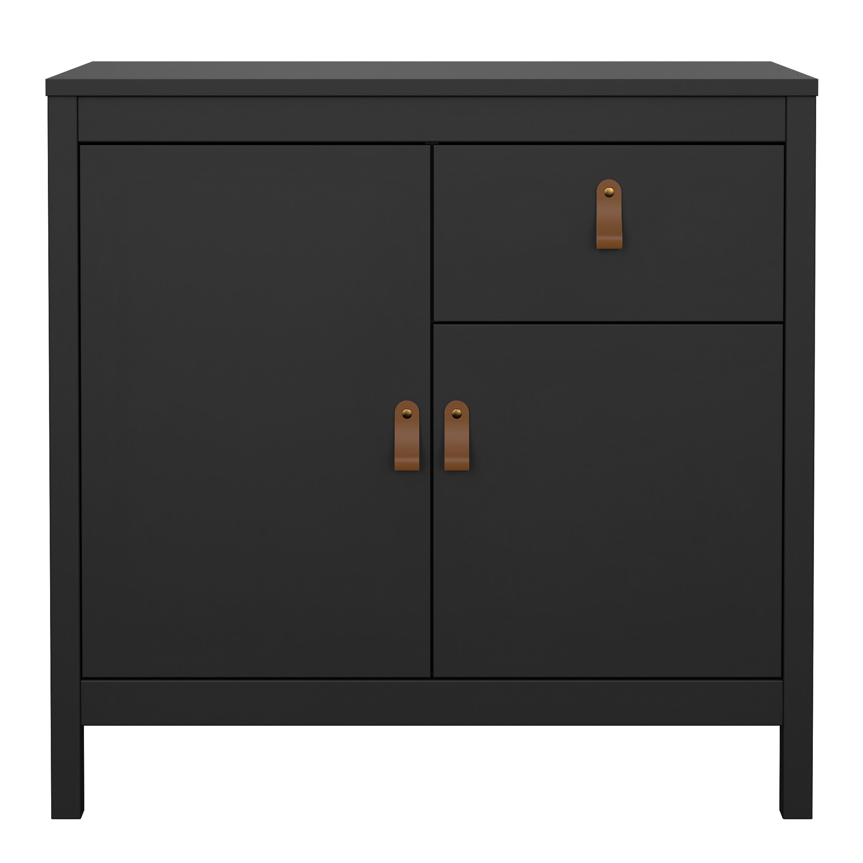 Barcelona Sideboard 2 doors + 1 drawer in Matt Black