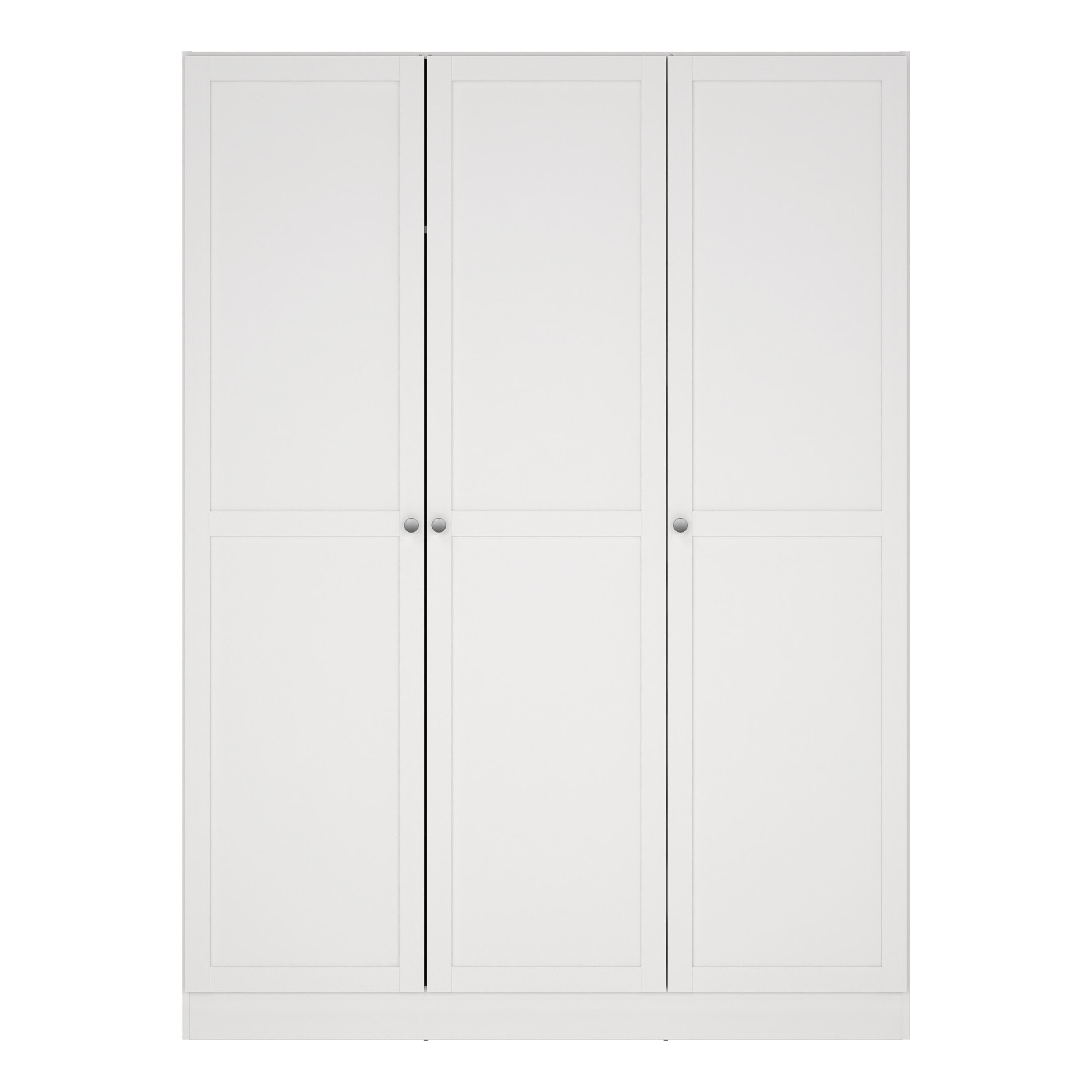 Brande Wardrobe with 3 Frame Doors in White