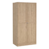 Brande Wardrobe with 2 Frame Doors in Jackson Hickory