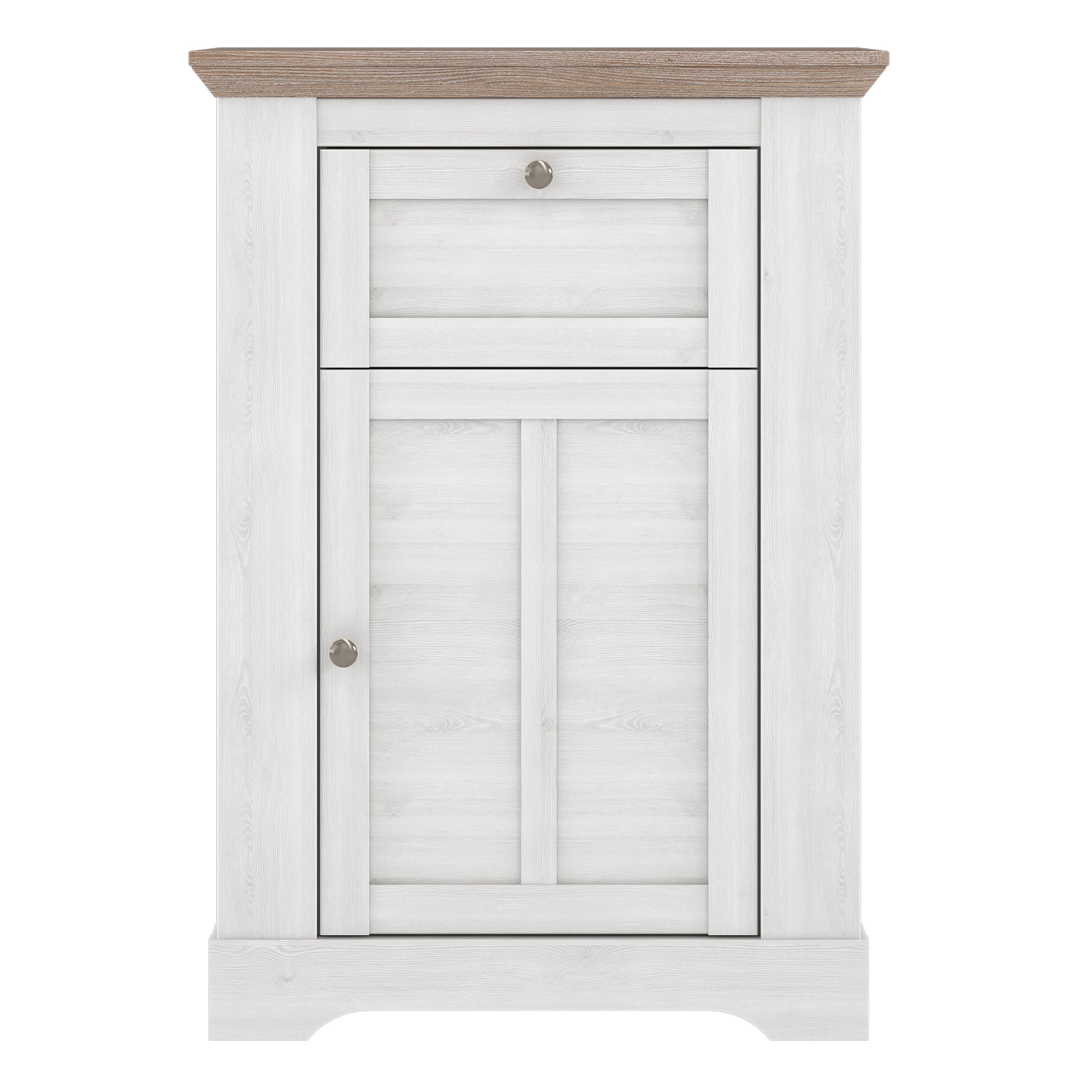 Illopa Chest of Drawers in Oak Nelson/Snowy Oak