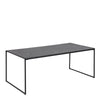 Infinity Coffee Table in Matt Black