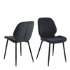 Femke Dining Chair in Anthracite Set of 4