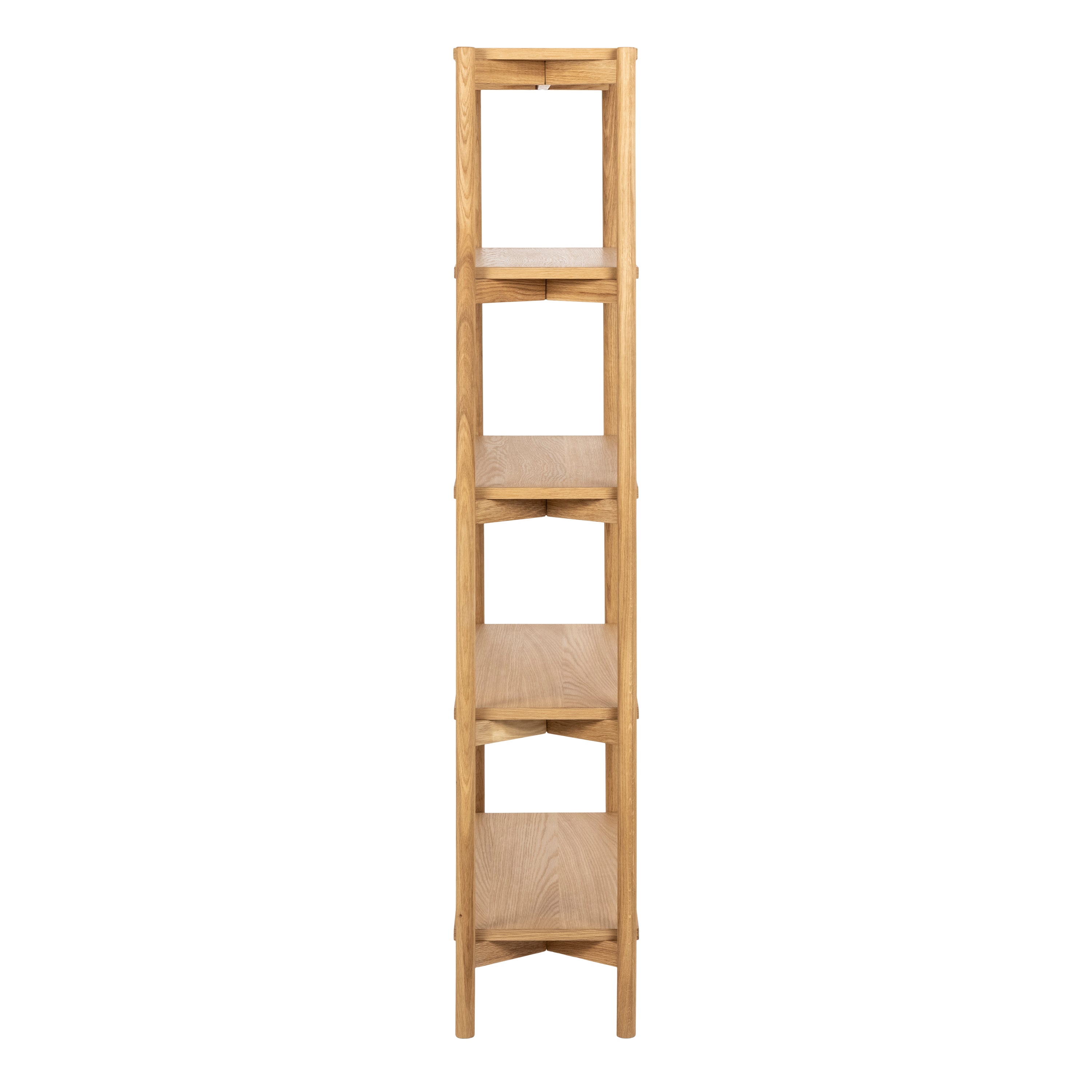 Braidwood bookcase  with 4 shelves in Oak