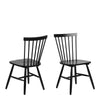 Riano Dining Chairs in Black Set of 2