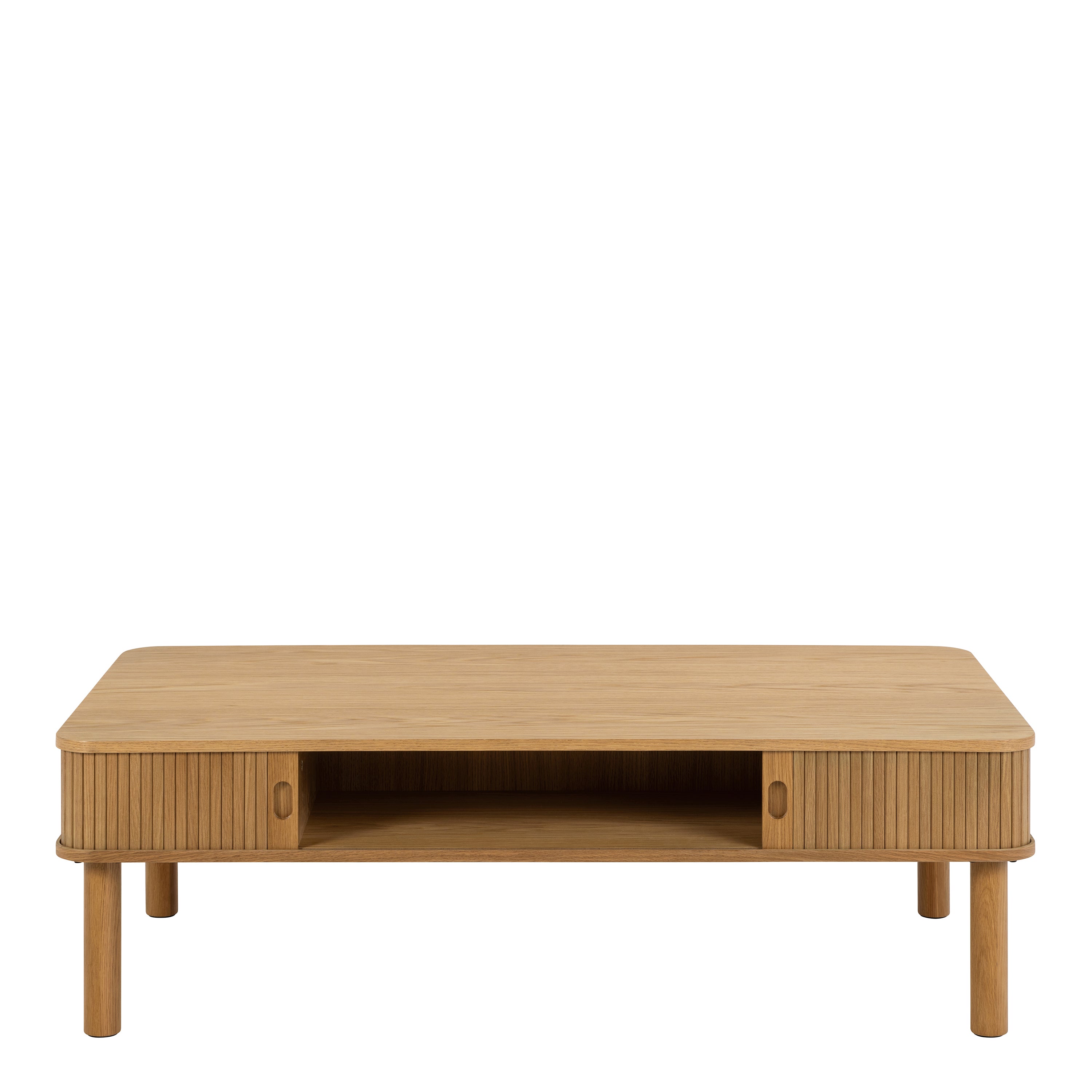 Langley Coffee Table Sliding door in Oak