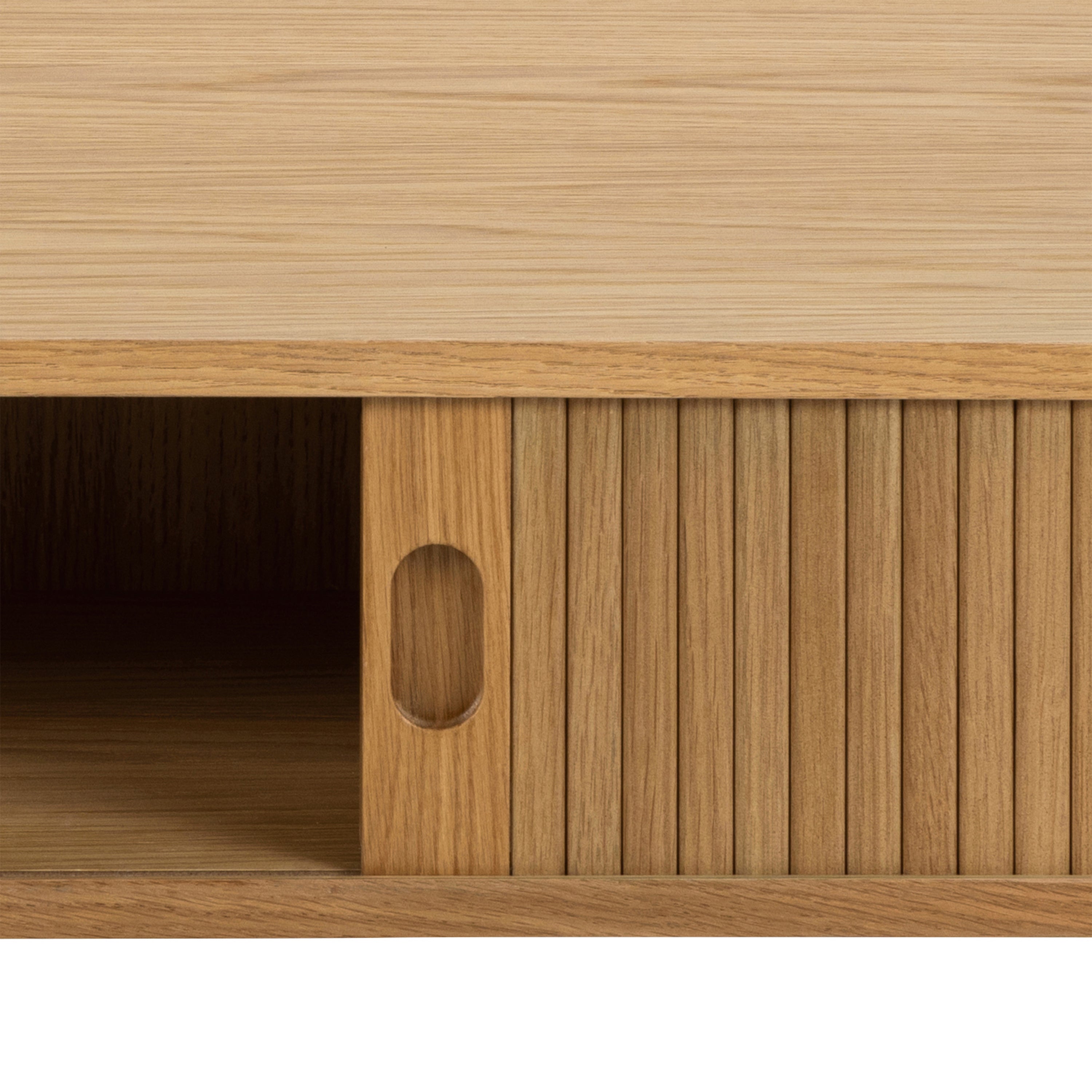 Langley Coffee Table Sliding door in Oak