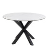 Heaven Round Dining Table with Ceramic White Top
