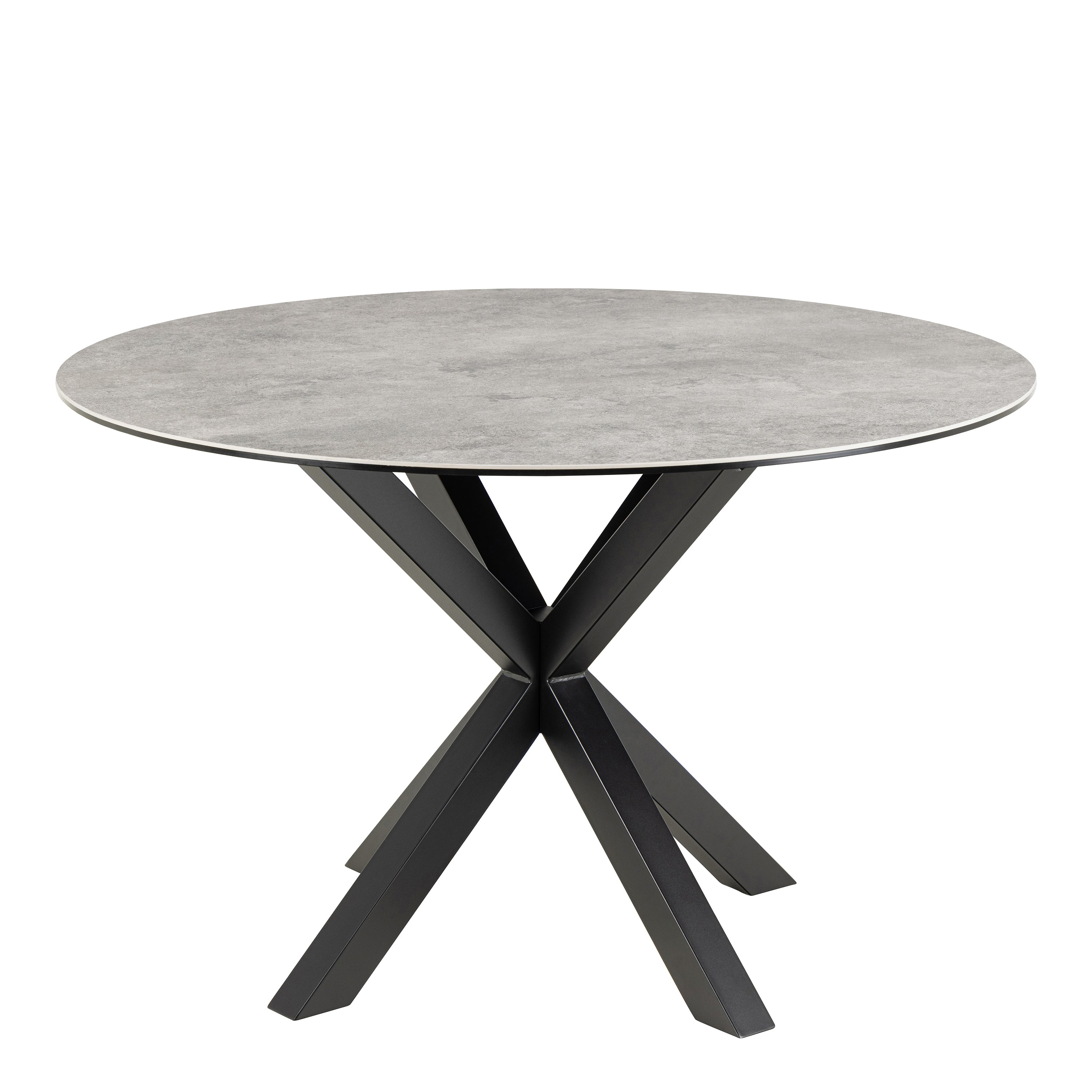 Heaven Round Dining Table with Ceramic Grey Top