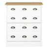 Nola Shoe Cabinet White & Pine