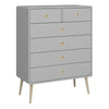 Softline 2 + 4 Chest Grey