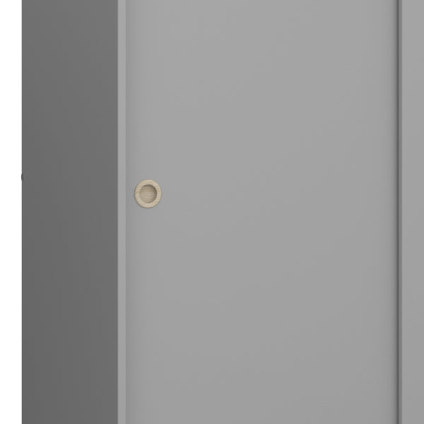 Softline Sliding 2 Dr Wardrobe Grey