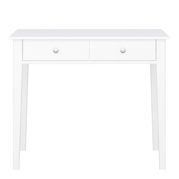 Tromso desk 2 drawers Off White