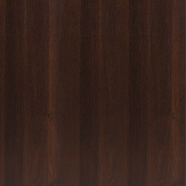 Imperial Tall Glazed 1 Door 2 Drawer Narrow Cabinet in Dark Mahogany Melamine