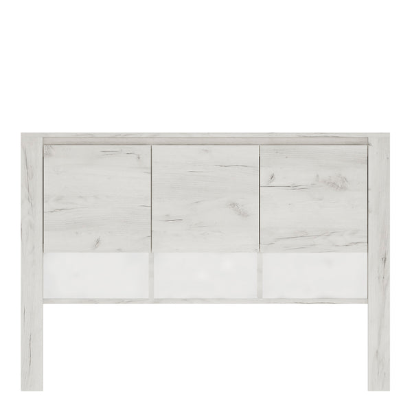 Angel Top Unit for Desk in White Craft Oak