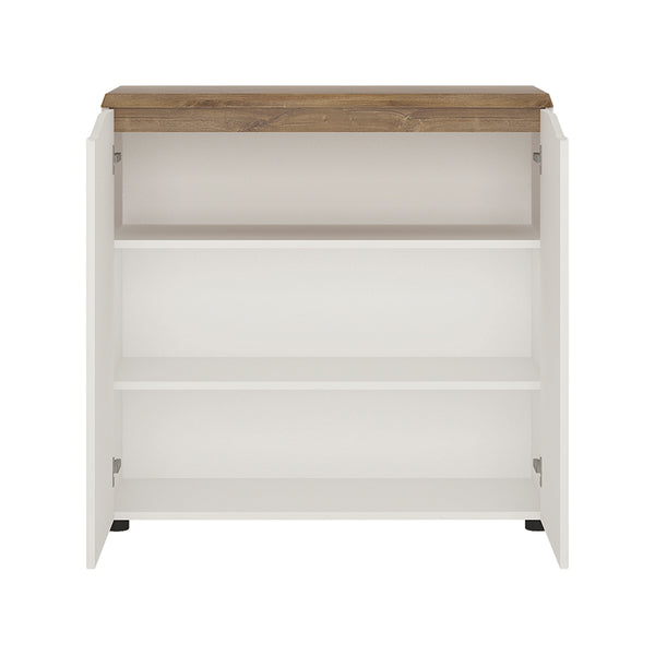 Toledo 2 door sideboard in White and Oak