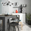 Zingaro Dining table in Grey and White