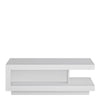 Lyon Designer coffee table in White and High Gloss