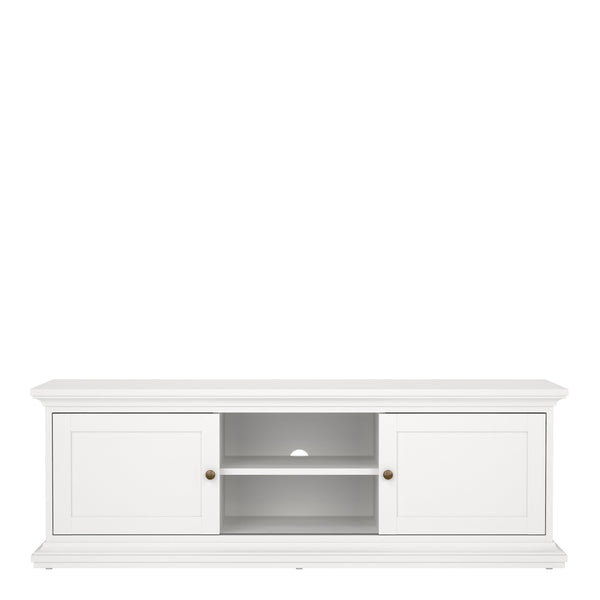 Paris TV-unit 2 frame Doors in White