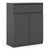 Naia Sideboard - 1 Drawer 2 Doors in Black Matt