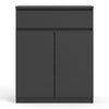 Naia Sideboard - 1 Drawer 2 Doors in Black Matt