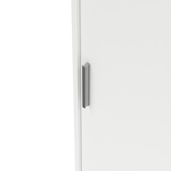 Naia Wardrobe with 2 sliding Doors + 1 Door + 3 drawers in White