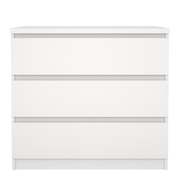 Naia Chest of 3 Drawers in White