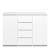 Naia Sideboard - 4 Drawers 2 Doors in White High Gloss