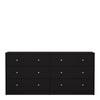 May Chest of 6 Drawers (3+3) in Black