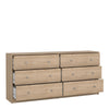 May Chest of 6 Drawers (3+3) in Jackson Hickory Oak