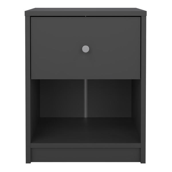 May Bedside 1 Drawer in Grey