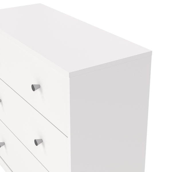 May Chest of 3 Drawers in White