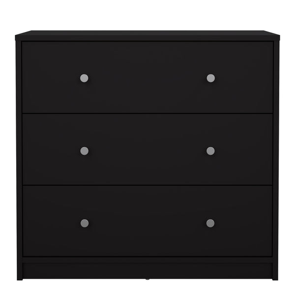 May Chest of 3 Drawers in Black