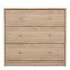 May Chest of 3 Drawers in Jackson Hickory Oak