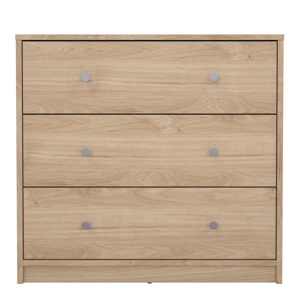 May Chest of 3 Drawers in Jackson Hickory Oak