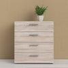 Pepe Chest of 4 Drawers in Truffle Oak