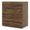 Pepe Chest of 4 Drawers in Walnut