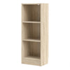 Basic Low Narrow Bookcase (2 Shelves) in Oak