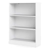 Basic Low Wide Bookcase (2 Shelves) in White