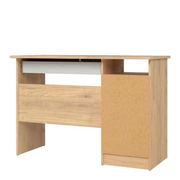Function Plus Desk (3+1) Handle Free Drawer in Jackson Hickory Oak