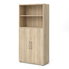 Prima Bookcase 3 Shelves with 2 Doors in Oak